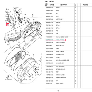 N-MAX(2021~ 매니폴드 가스켓 2DP-E3556-00